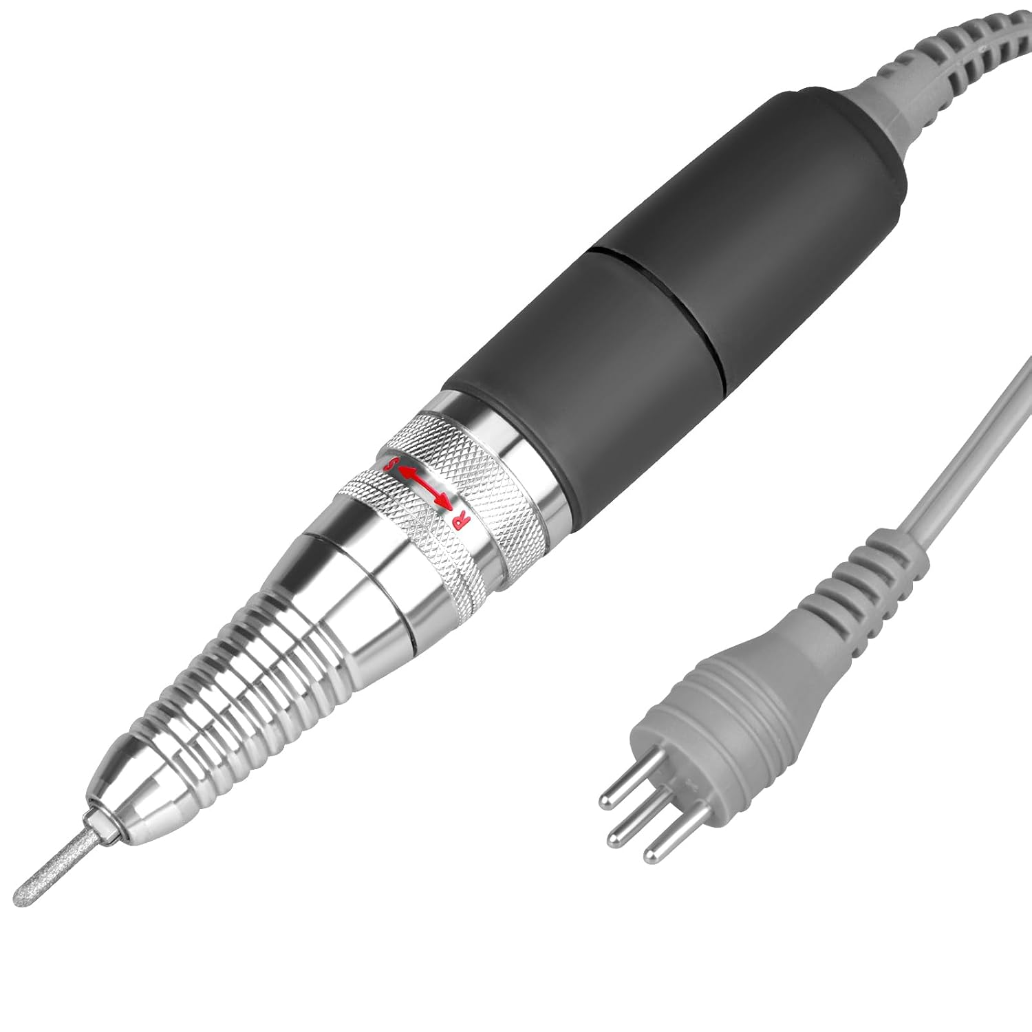 Nail Drill Handpiece for UP200 Machine, HoMove 35000RPM Professional Electric Nail File Handle Replacement 3 Pins, Low Noise and Comfortable (Only Handpiece)