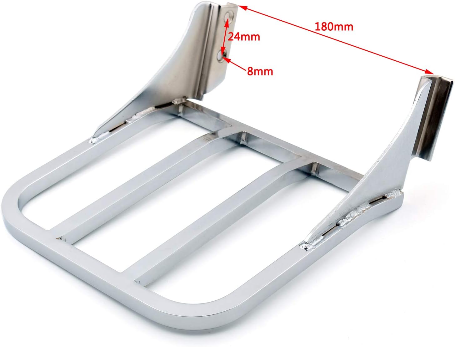 Sissy Bar Backrest Luggage Rack for Harley Davidson FLSTF FLST FLSTC FLSTSC