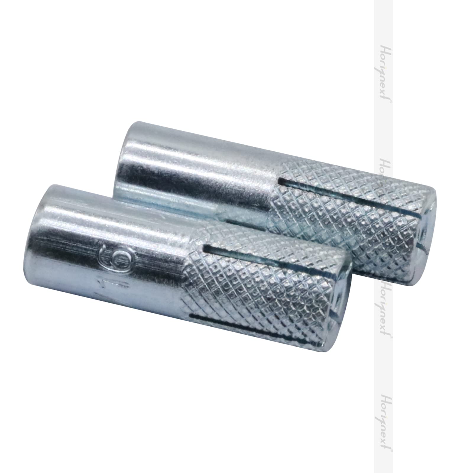 Anclaje desplegable de 5/16 x 1-1/6 pulgadas, kit de tornillos de expansión de acero al carbono chapado en zinc para paneles de yeso de hormigón (100 piezas)