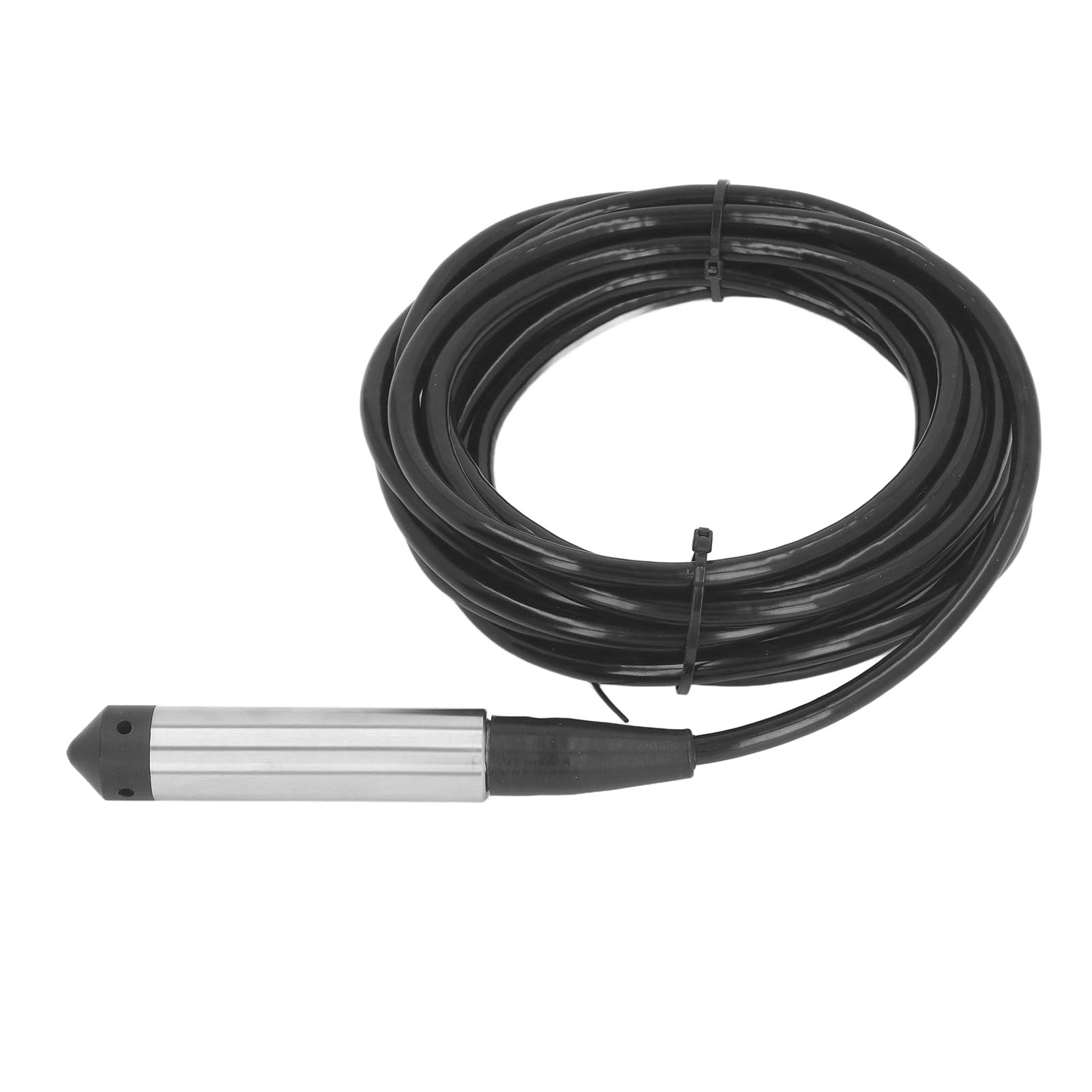 Walfront Sensore di Livello del Liquido Ad Alta Precisione Sonda in Acciaio Inossidabile, Protezione Impermeabile, Trasmettitore di Livello 'Acqua Integrato con Cavo 5 M per la (0-2 m)