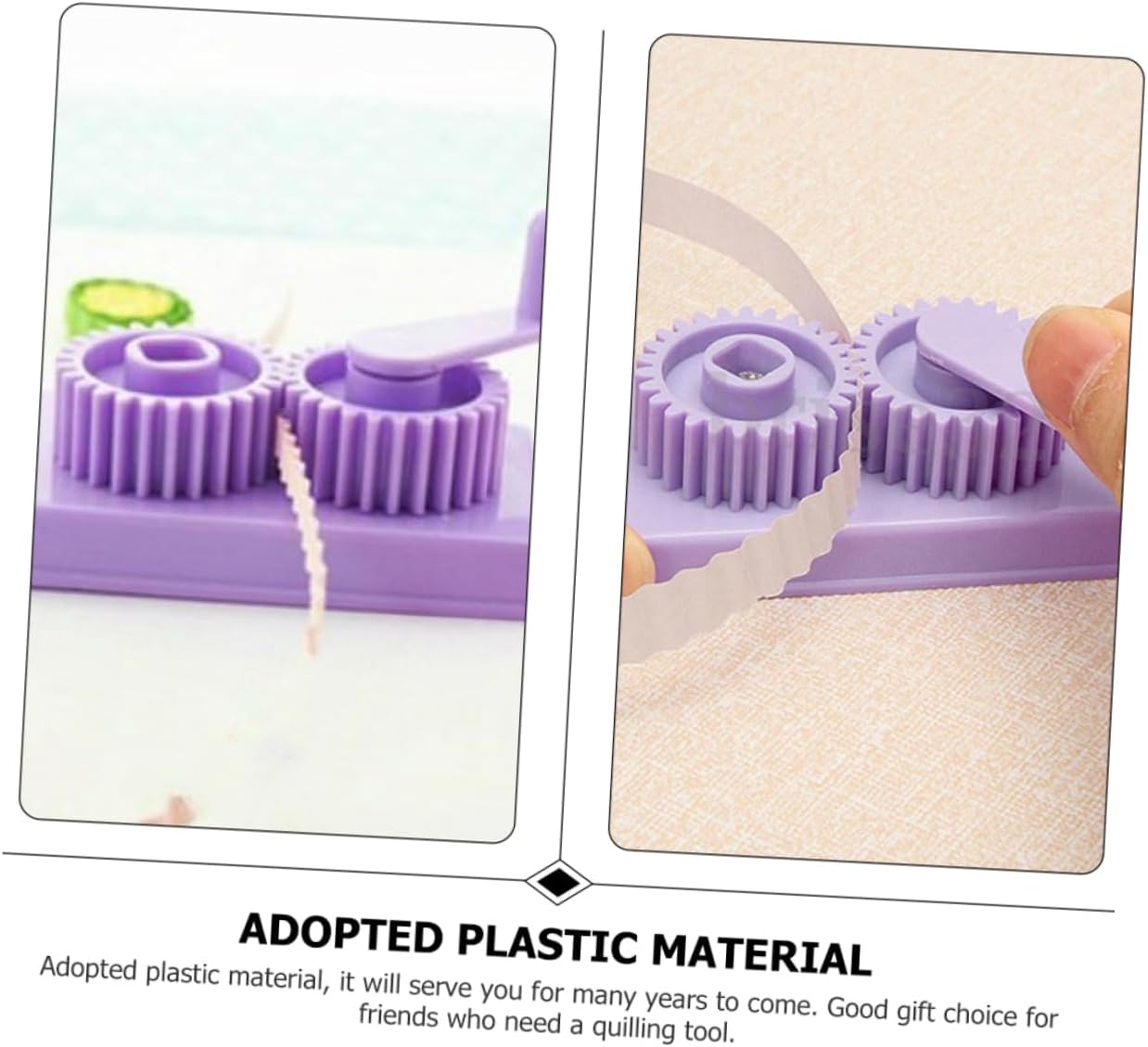 KONTONTY Paper Quilling Wave Crimping Tool Crafting Aid for Projects Create Unique Folds and Waves Your Paper Crafts for Quilling Beginners