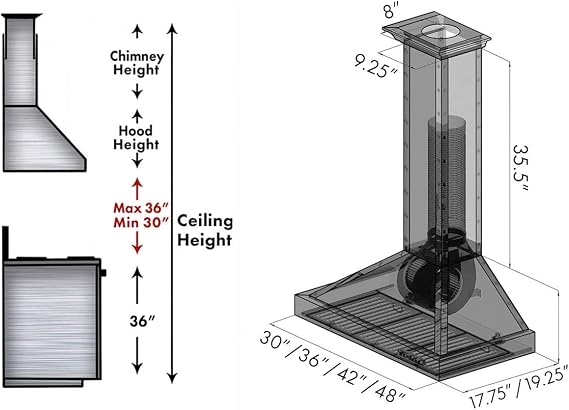 ZLINE 30 in. Designer Series Wall Mount Range Hood (KB2-HB-30)