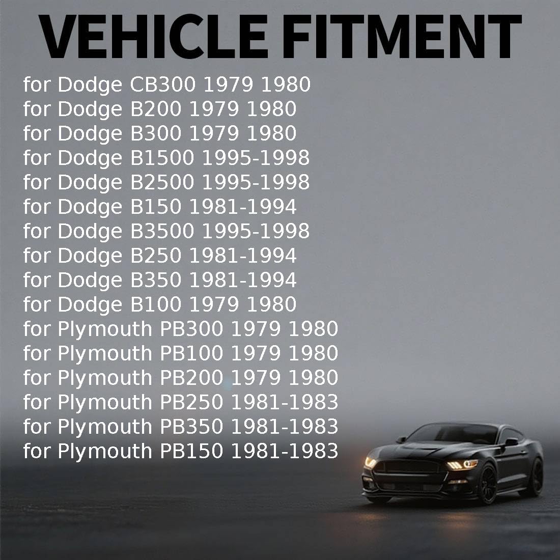 Suspension Strut Rod Bushing Kit Front 1 Pcs for Plymouth PB200 1979 1980 Replacement 3898817, 3898974, 52038364