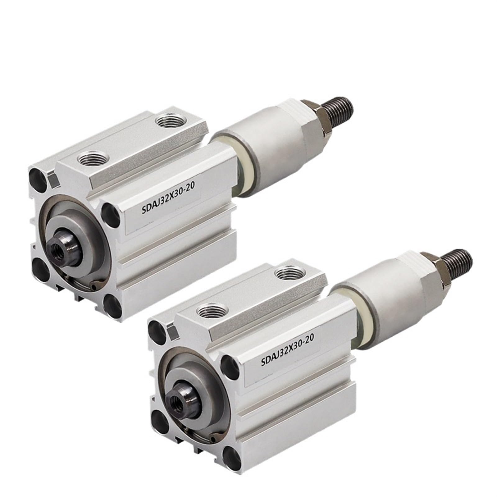 Vérin pneumatique mince SDAJ alésage 20mm course réglable avec aimant
