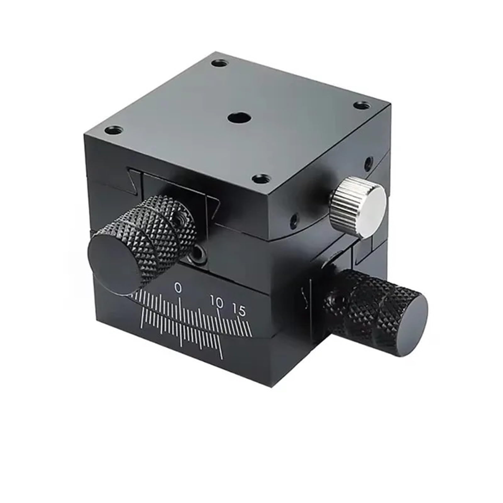 MYXJGNAIY X Axis XY Axis 40mm GFWG40-40 Measurement Displacement Radian Sliding Table Manual Radian Angle Table Goniometer Table(GFWG40-40)