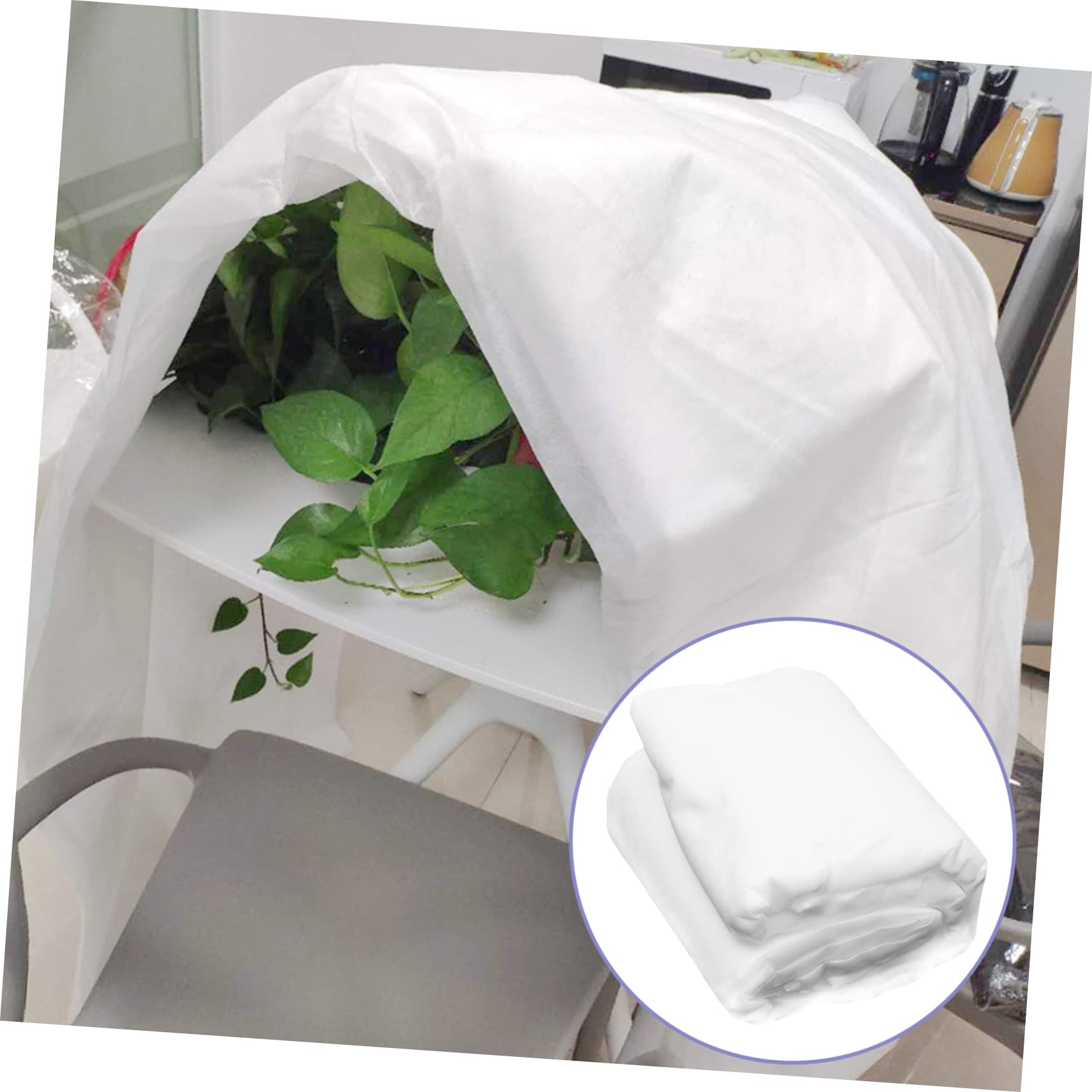 SUPVOX Non Woven Winter Shrub Cover Plant Protecting Fabric Frost Blanket for Vegetable Flower Protection Easy to Use Durable Temperature Control Winter Garden