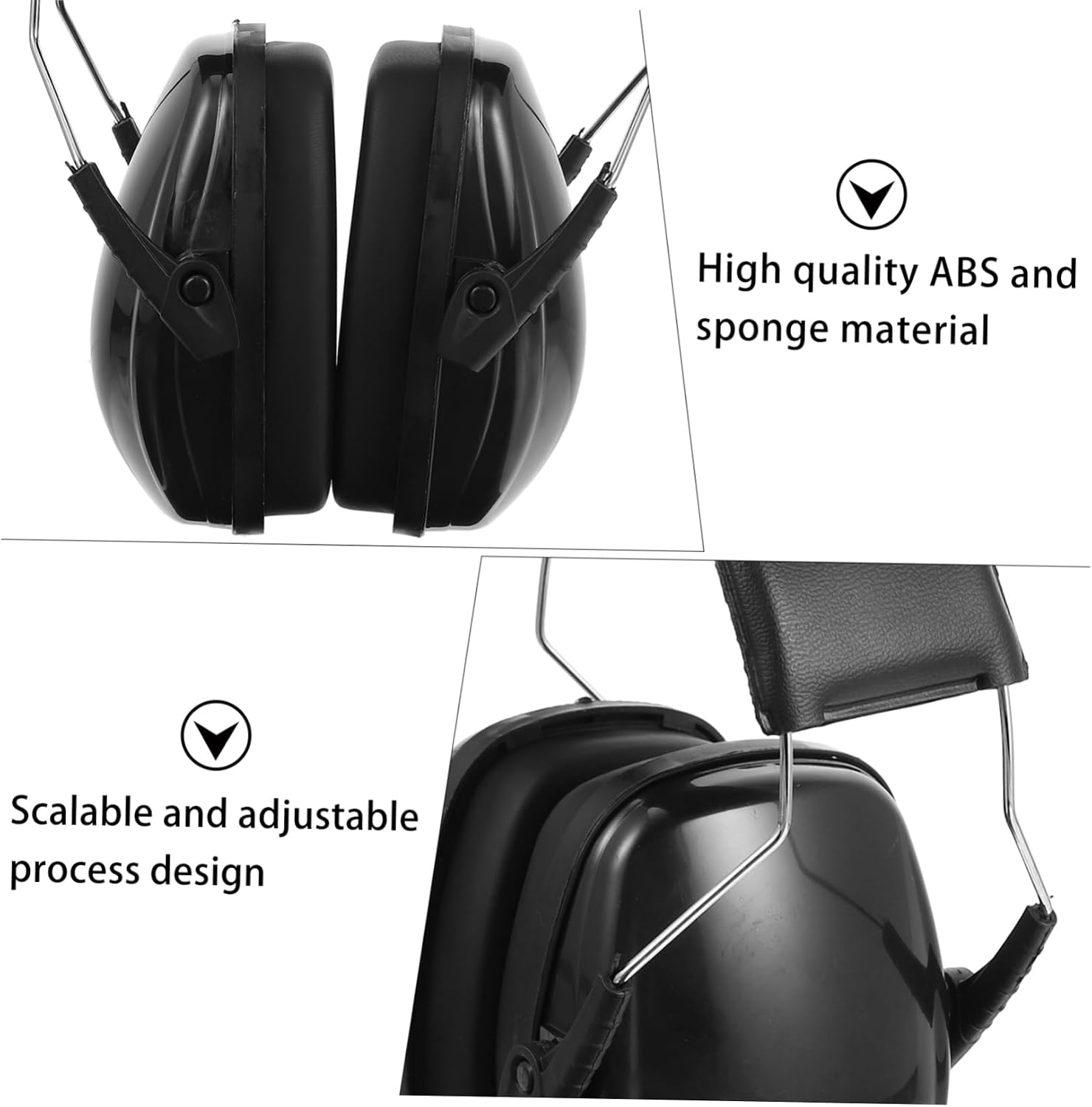 Holibanna Soundproof Earmuffs Headphones Earphones Headphone for Hearing Ear Muffs Ear Protection Noise Ear Muffs