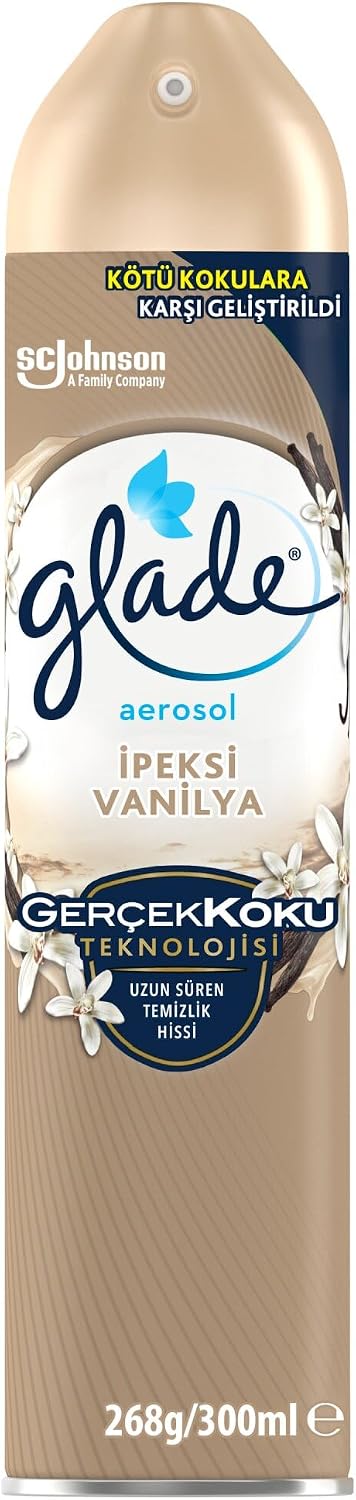 Glade Aerosol İpeksi Vanilya 300Ml/12 Tr