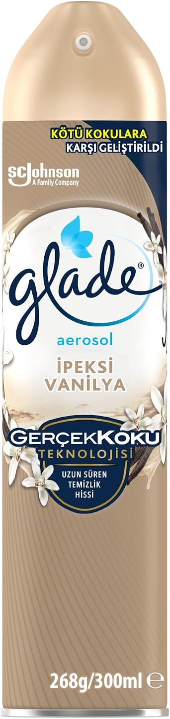 Glade Aerosol İpeksi Vanilya 300Ml 12 Tr