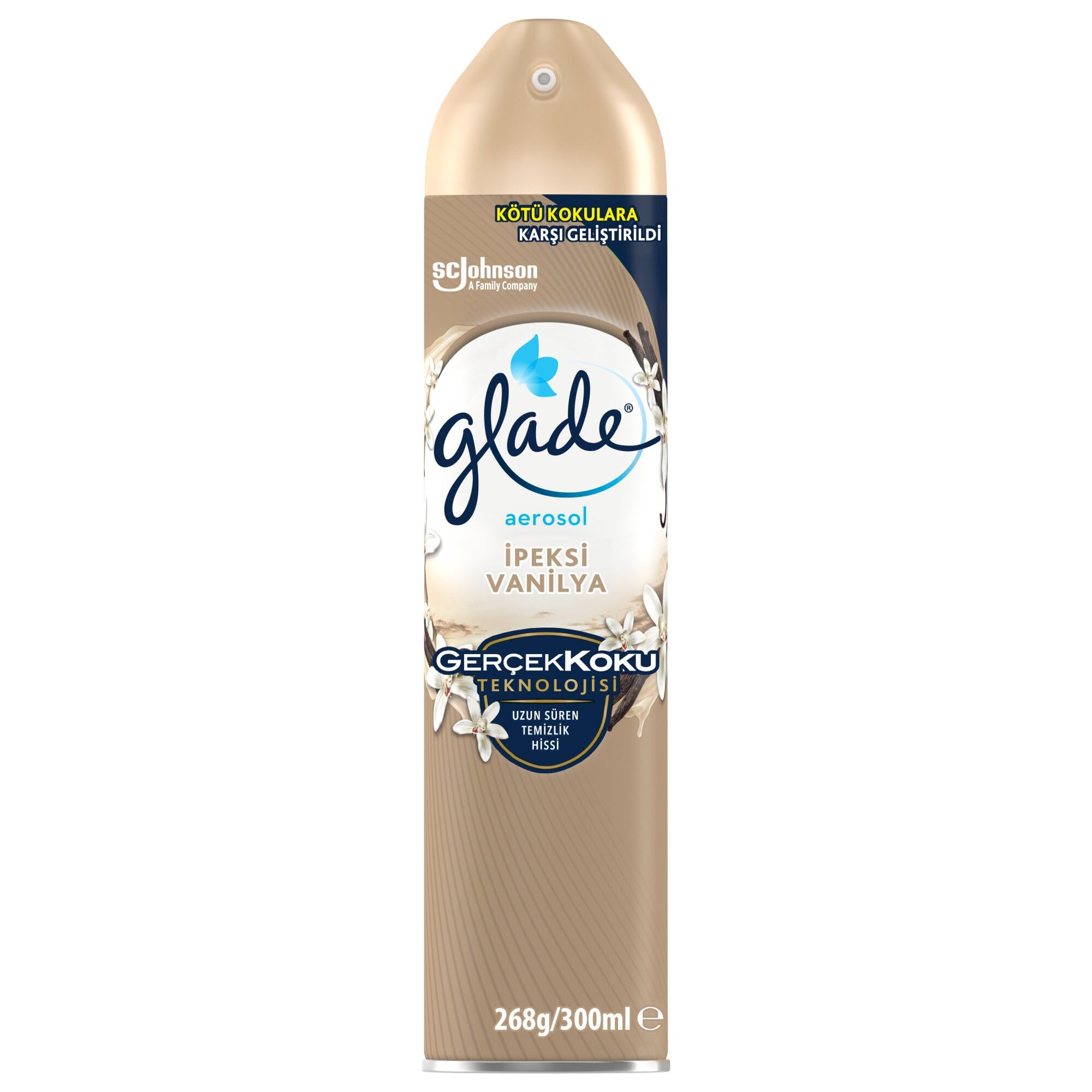 Glade Aerosol İpeksi Vanilya 300Ml/12 Tr