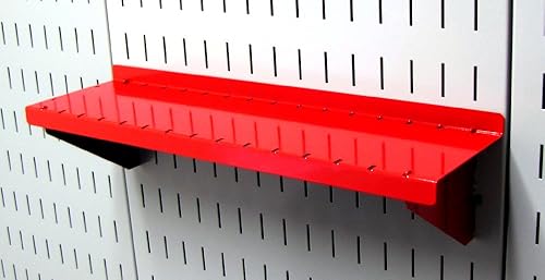 Miniatura 3 de Wall Control Estante de tablero de clavijas de 4 pulgadas de profundidad para tablero de clavijas Wall Control y tablero de herramientas ranurado,