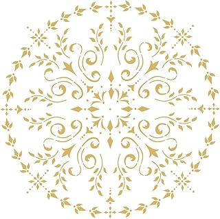 Ceiling Medallion Wall Stencil | Reusable Stencil | Perfect Wall Stencil...