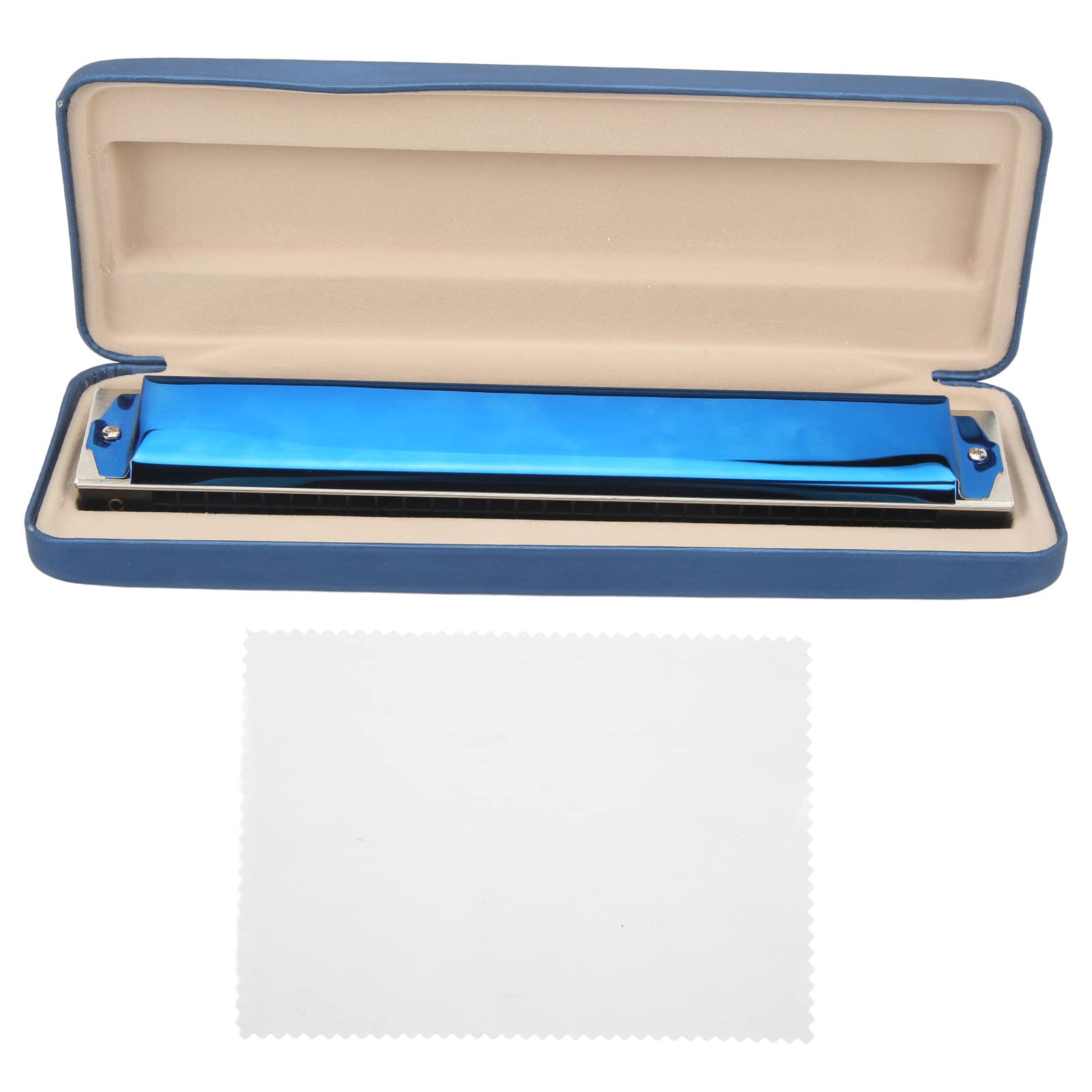 28 Hole Polyphonic Harmonica, C chiave per la bocca, per principianti e professionisti, supporto a più punti, struttura ferma, esperienza di gioco, design durevole,