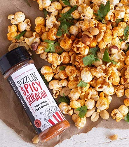 Gourmet Popcorn Seasoning Variety Pack, All Natural (6 Flavors) - Dill Pickle, White Cheddar, Kettle Corn, Caramel, Sriracha, Cracked Pepper Asiago #TOP2