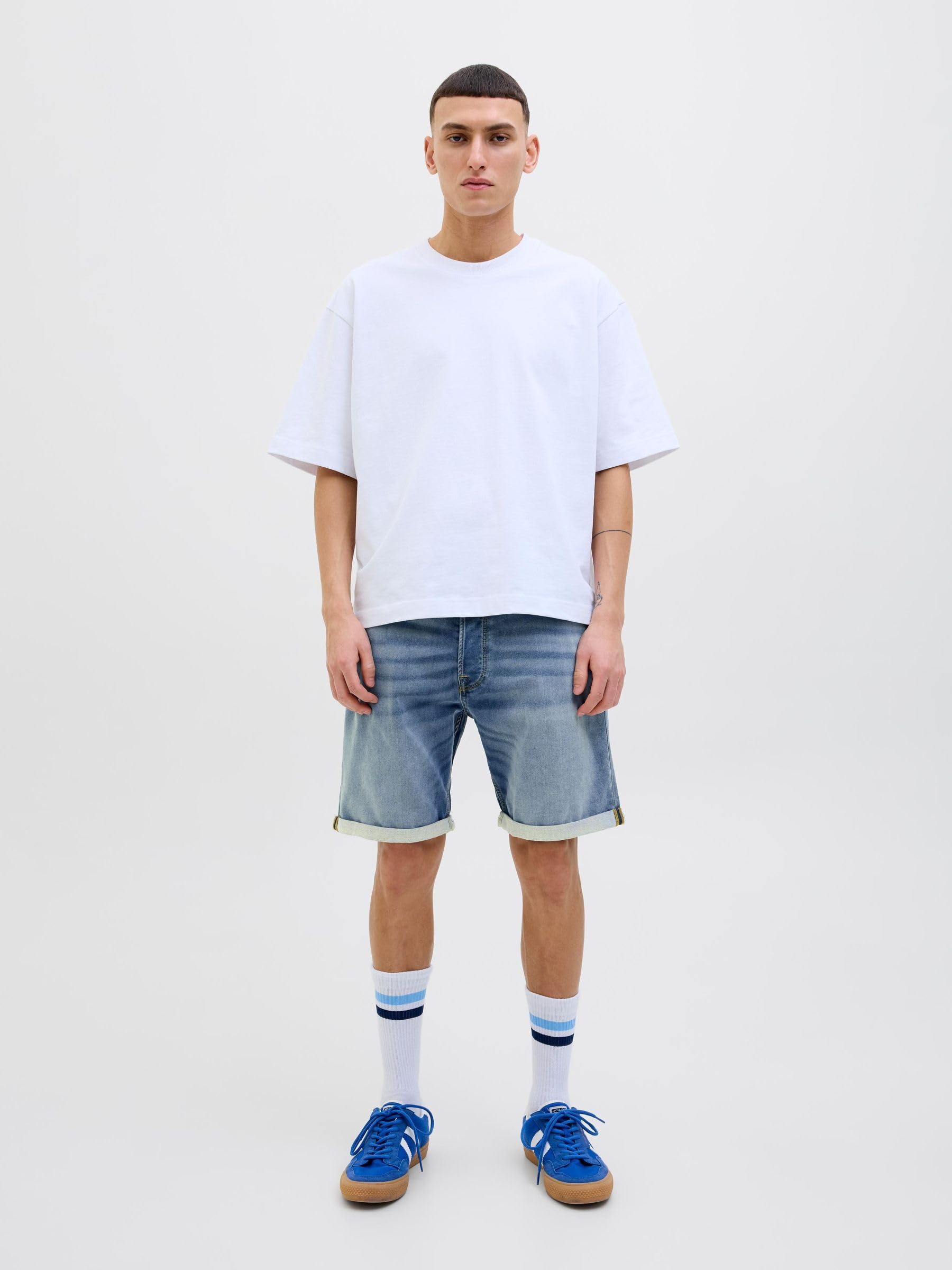 JACK & JONES - Jjirick Jjicon I.k. Pantaloncini MF 129 SN, Pantaloncini Uomo