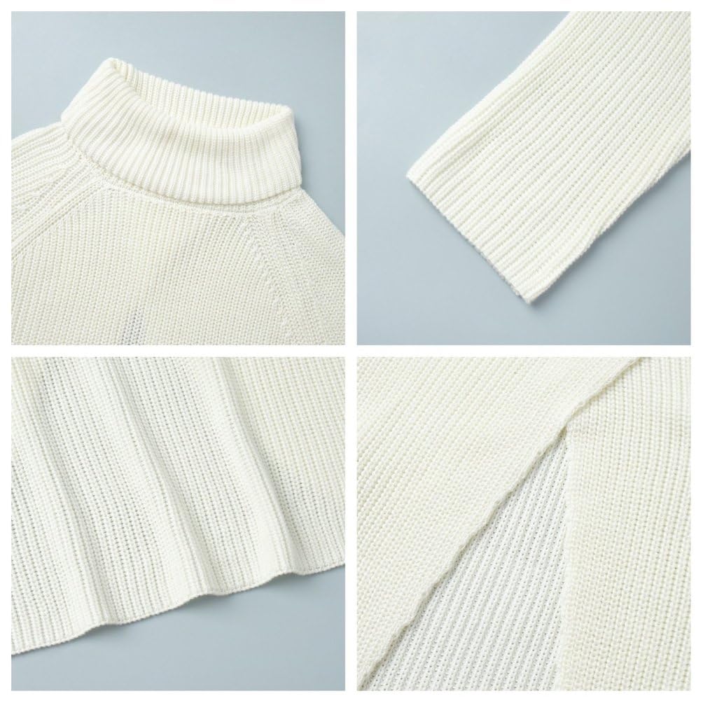 Damska dzianinowa bluzka z długim rękawem, stójką, odkrytymi plecami, krótka, ciepła, jesienna w stylu Y2K