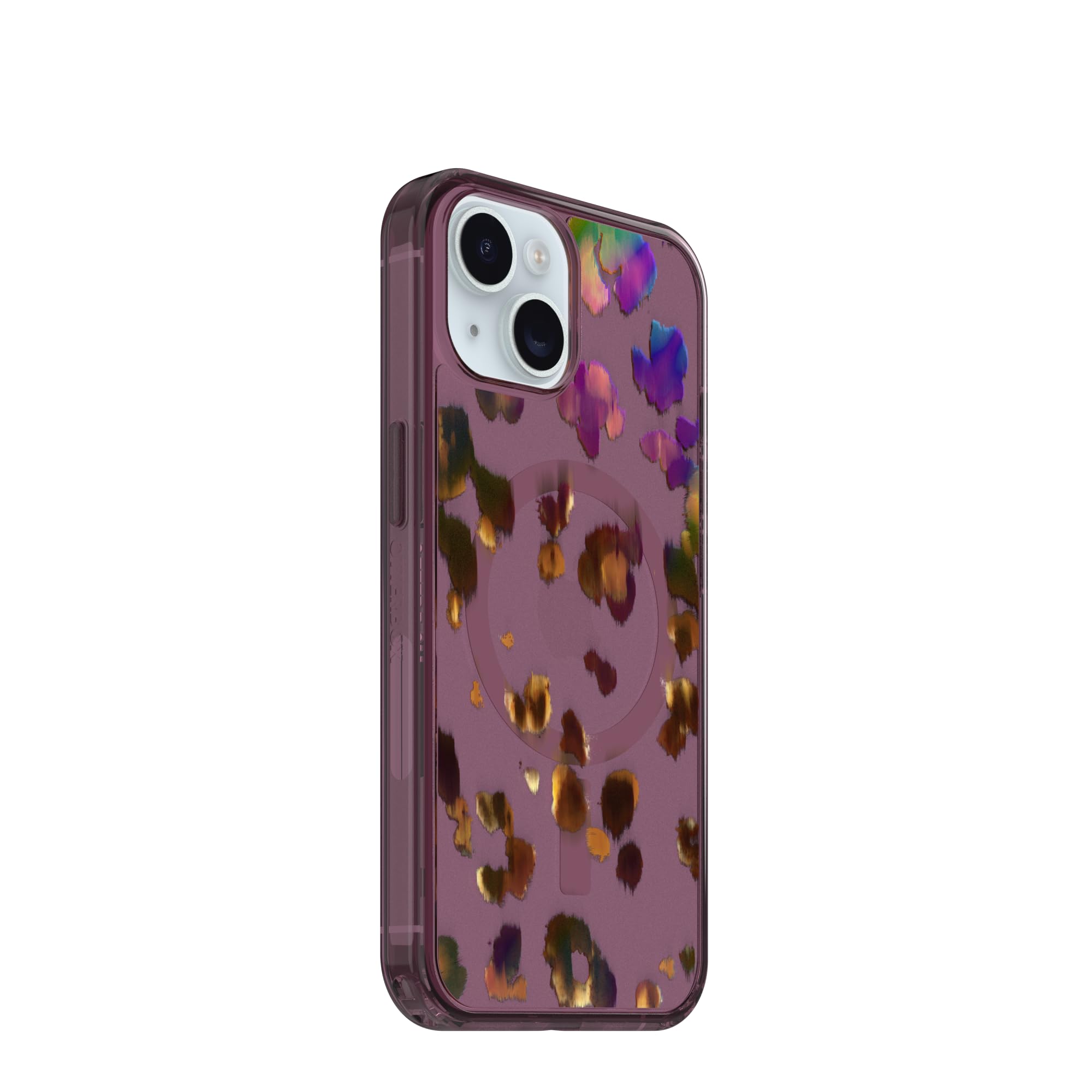 OtterBox Funda Transparente para iPhone 13, 14, 15 y 16e Symmetry Series, Color Rosa