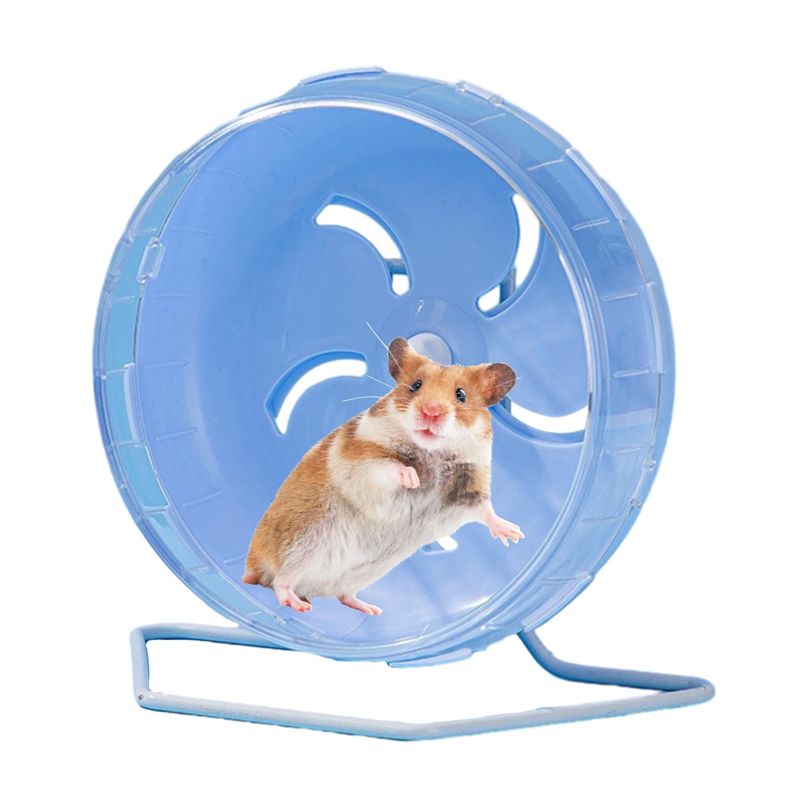 Exercise Wheel – Silent Hamster Spinner, Small Animal Toy | Durablee Plasticc Running Accessory, Noise-Frree Workout Pet Equipment, Fun Activity Gear for Mice Hedgehog Gerbil in Indoor Habitat