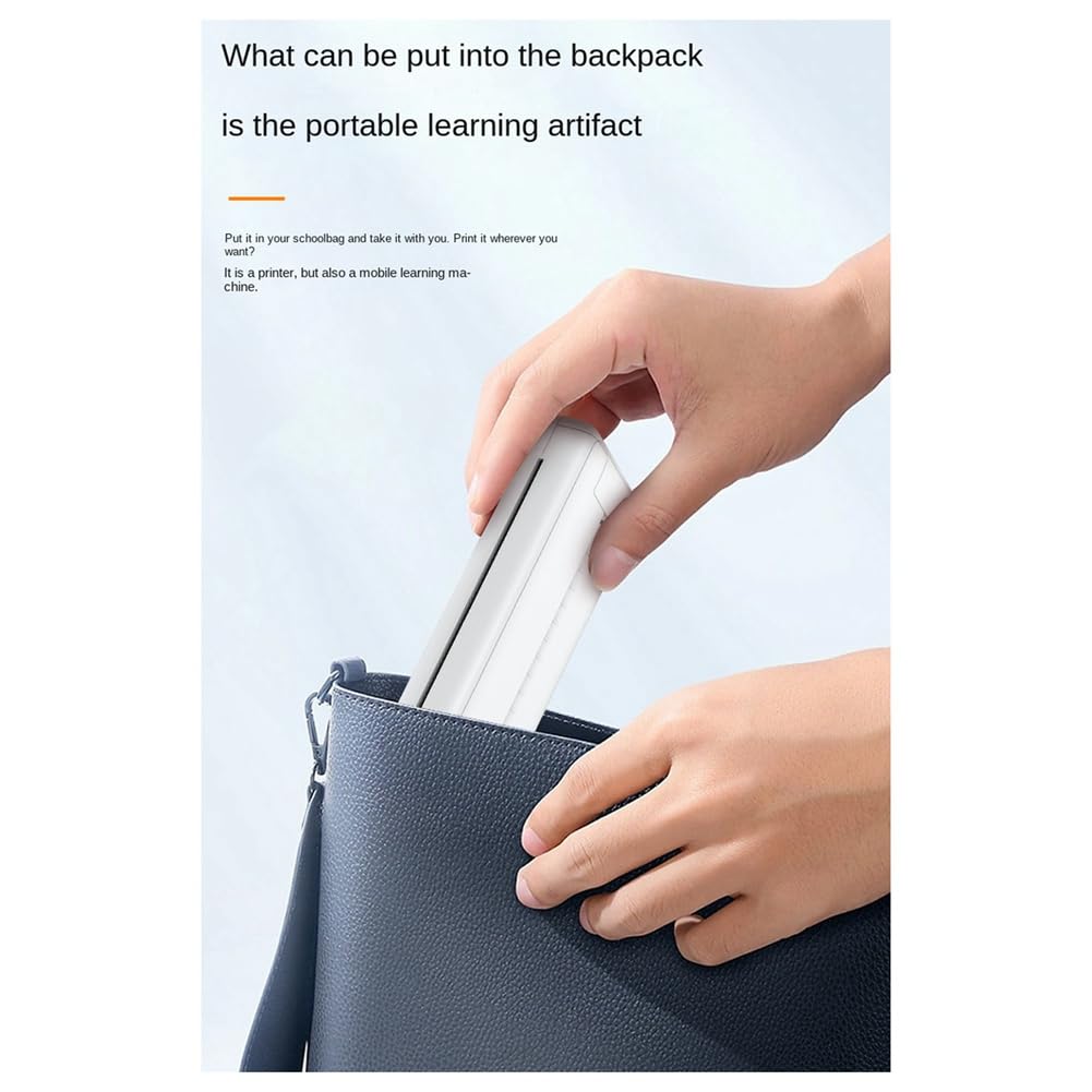 Stampante Stampante Termica A4 Portatile Inchiostro Stampante Portatile Wireless Bluetooth per Ufficio Domestico Facile da Installare