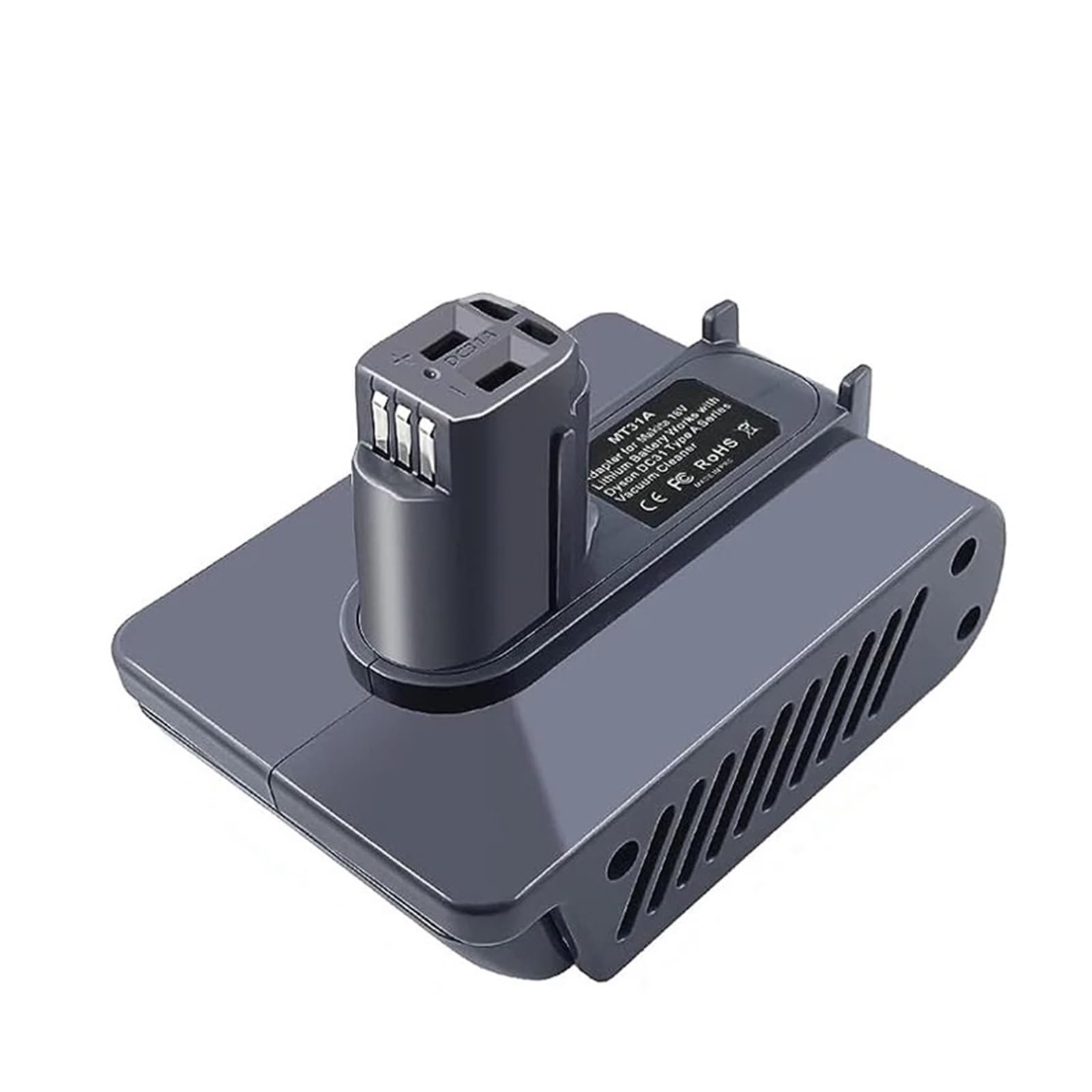 NXTIBRAV Type A Type B Handheld Vacuum Cleaner DC35 DC34 DC31，18V Battery To，Compatible For Dyson，Battery Adapter Converter(For Dyson Type A)