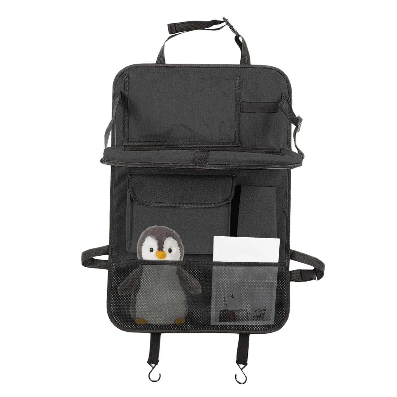 Organisateur Siège Voiture Tactique 6 Pochettes Oxford Organisateur De Siège Auto Tactique - Rangement Pratique Pour Dossier De Siège Avant Rangement Véhicule