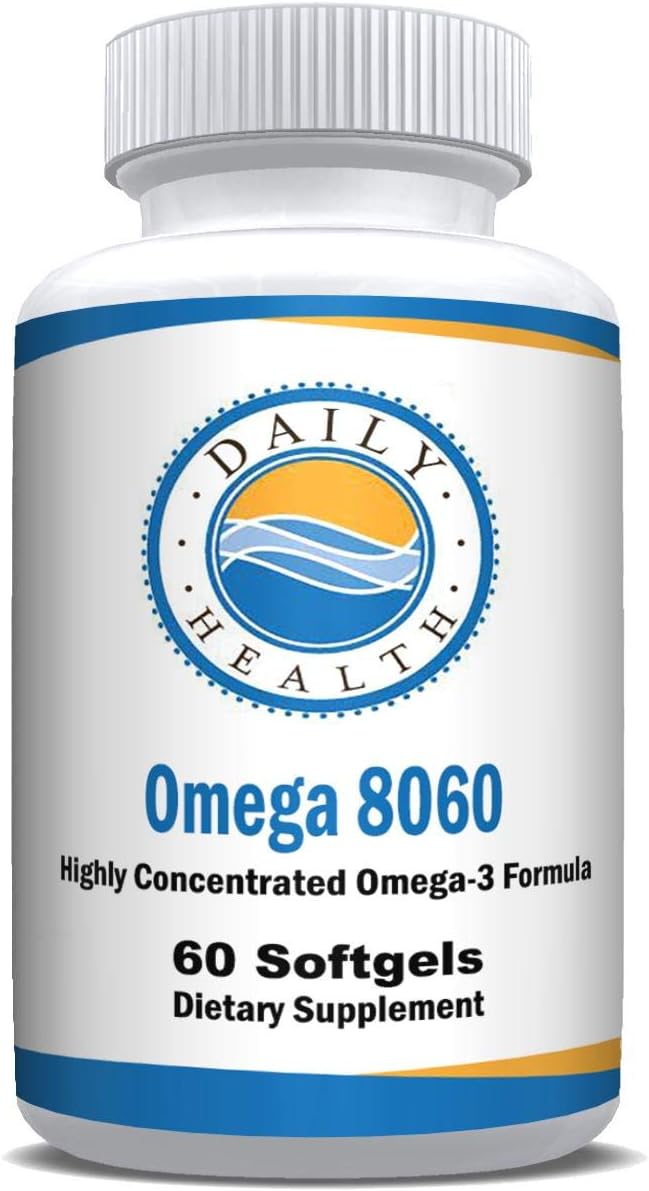 Omega 8060 1500mg Joint Heart Health from Norwegian Fish Oil 1 Bottle