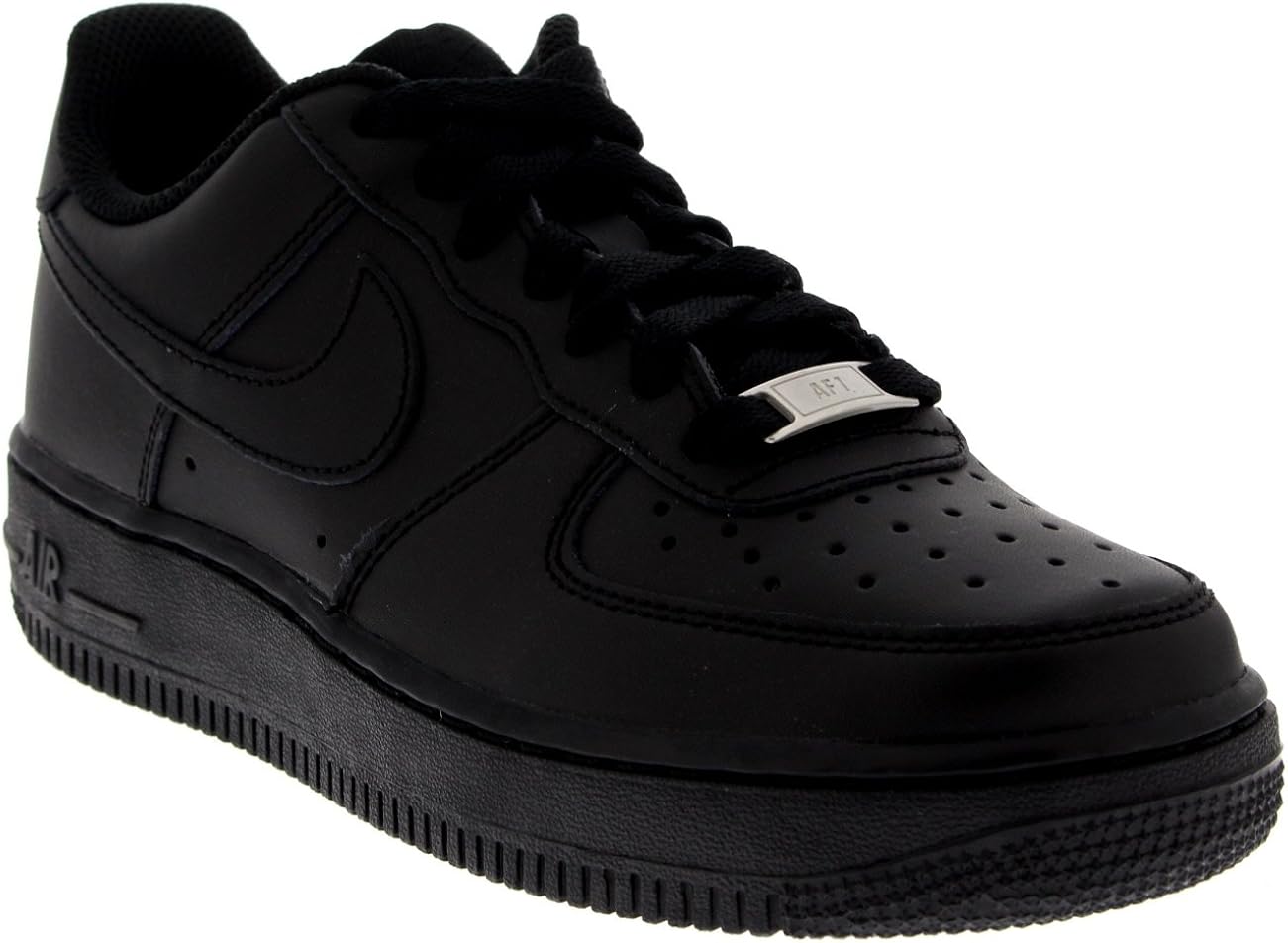 Amazon.com: Mujer Nike Air Force 1 Corte Bajo Casual Cordones piel Negro  Zapatillas, negro : Ropa, Zapatos y Joyería