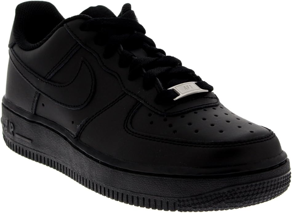Mujer Nike Air Force 1 Corte Bajo Casual Cordones piel Negro Zapatillas,  negro : Ropa, Zapatos y Joyería - Amazon.com