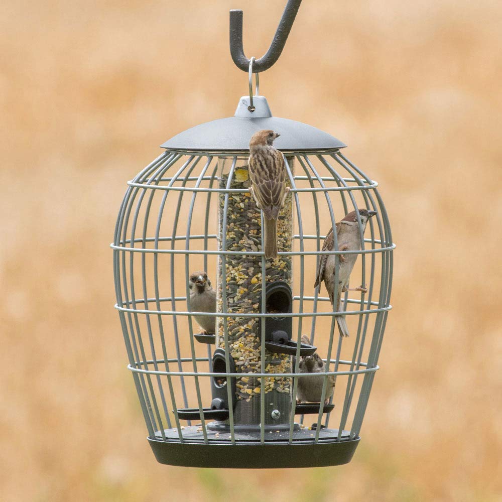 Vivara Schutz-Futtersäule für kleine Vögel Aura - Ø 26 cm - Höhe: 32 cm