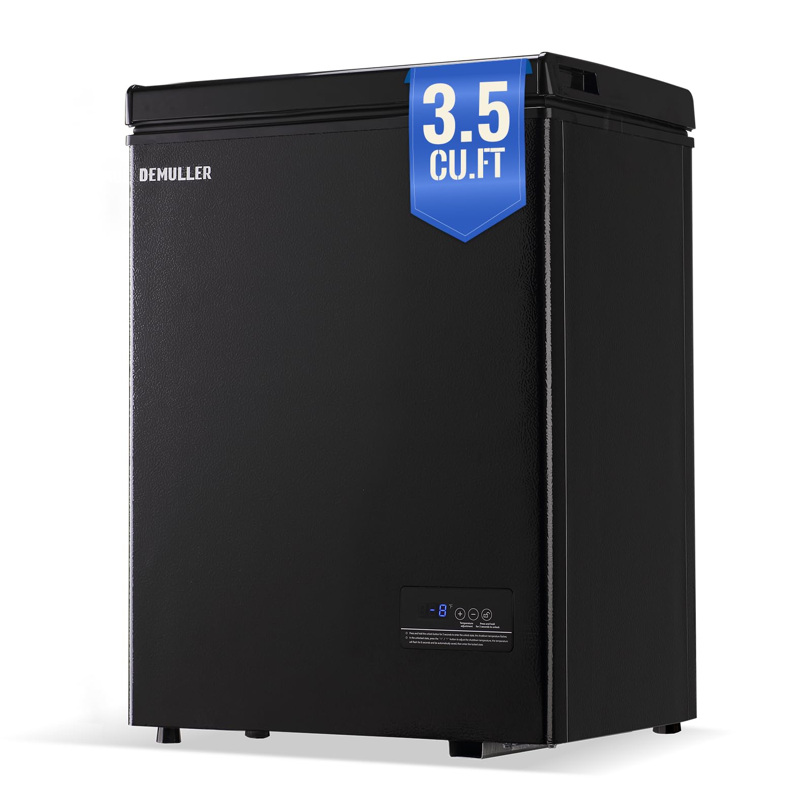 Demuller ANHUI-GAO-FREEZER-3.5B 2.2 cu ft Chest Freezer Black