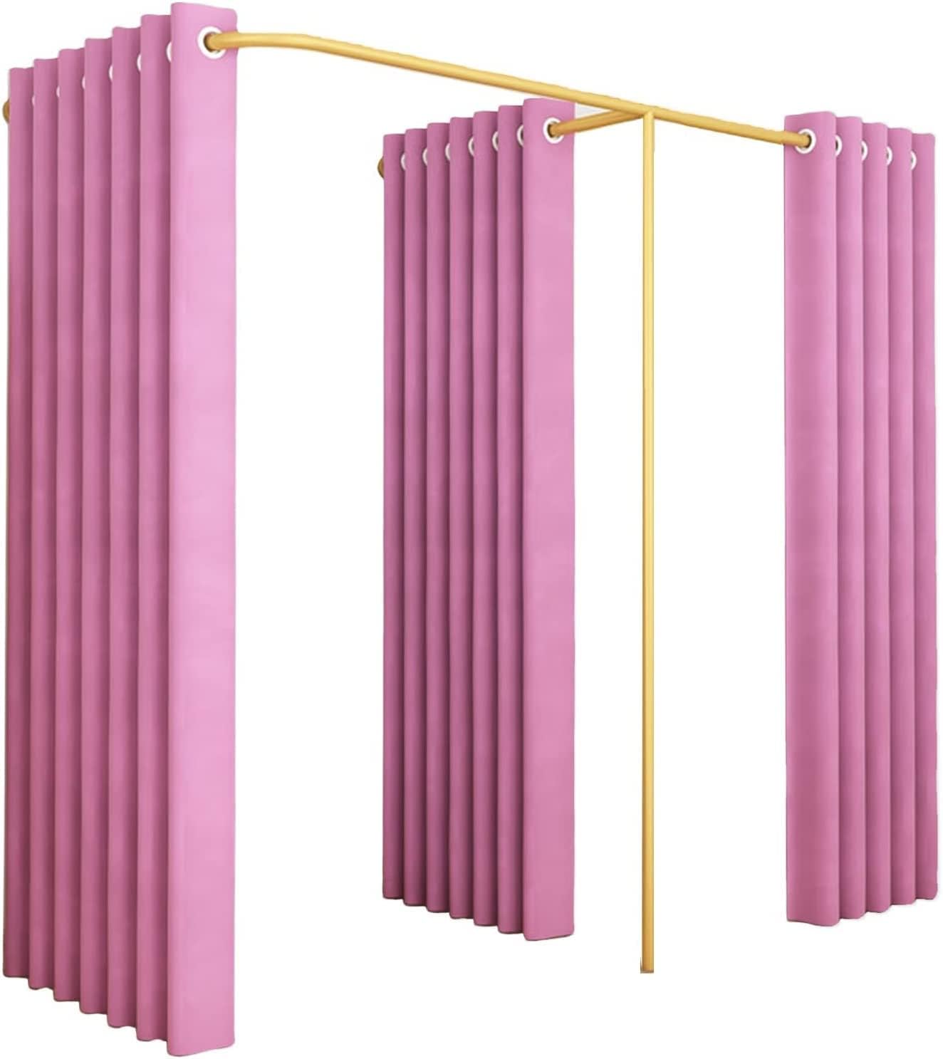 LIOONS Fashion Changing Rooms Clothing Store Fitting Room Simple Full Shading Dressing Room Light Luxury Movable Changing Room for Shopping Malls Bedroom Furniture