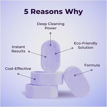 Nuroclean Spray Concentrated Cleaning Tablets, Powerful Stubborn Stains RemoverMulti-Surface Cleaner for Home, Kitchen, Bathroom or More