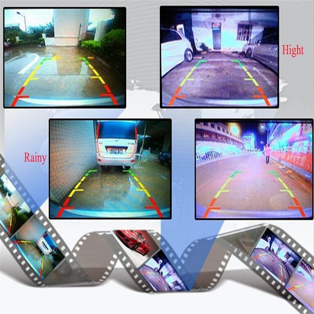 Caméra Recul Voiture Moniteur Vue Arrière Automobile Moniteur Voiture 7 Pouces pour L'électronique Voiture Caméra Surveillance Sécurité À La Maison Caméra recul
