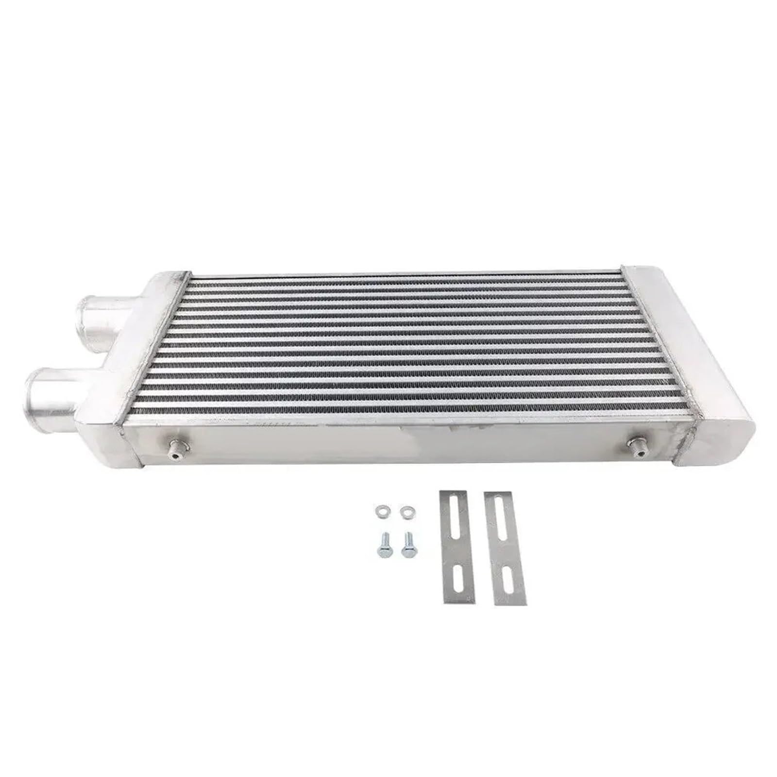 Lkhjdbiy One Color Inlet Turbo Intercooler Hose 3'' I/O 600 X 300 X 76 Same Side Mount Turbo Intercooler Aluminum Plate Radiator Kit Engine Parts Cooling System