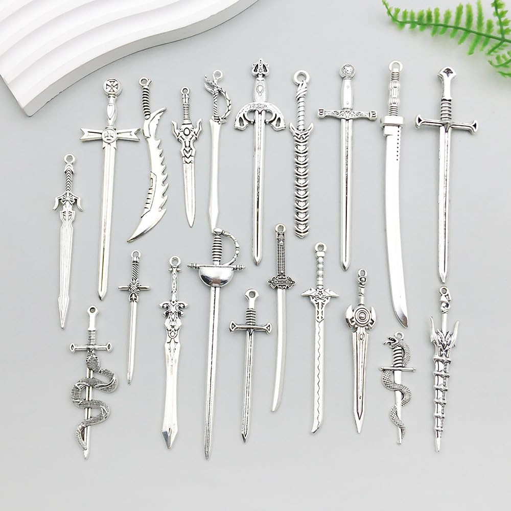 10Pcs katana keychain, Assorted Samurai Katana Letter Opener Keychain Set Mini Metal Anime Ninja Prop Replica Key Chain Collection Display Stand for Boys Men-image-41