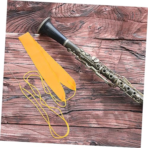 Yardwe Saxophone Cleaning Cloth Soft Fleece Instrument Care Tool for Oboe Flute More Compact Portable Design Inner Cavity Cleaning Durable Shed Resistant