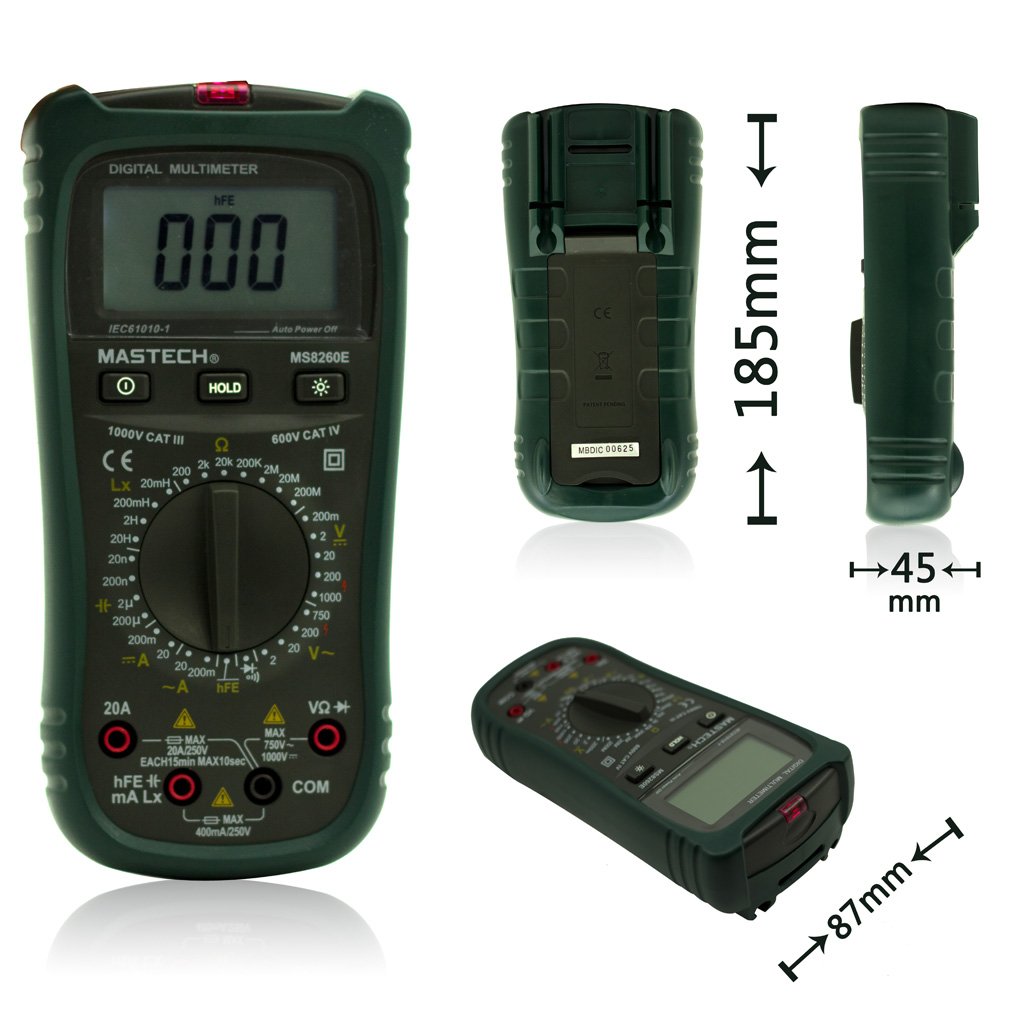 Buy Mastech MS8260E Digital Multimeter LCR Meter AC DC Voltage Current