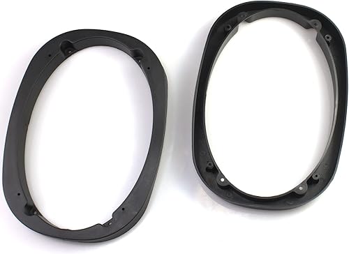 Miniatura 3 de FDXGYH 2 piezas 6" X 9" Separadores de altavoces universales para coche ABS, adaptador de anillo de montaje para altavoces de estéreo de coche