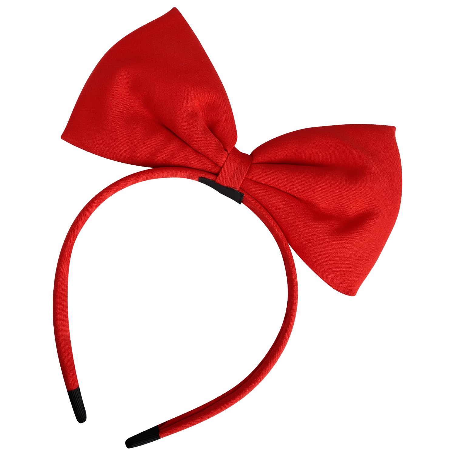 Bow Headbands,Fashion Cute Hair Hoop Big Bowknot Headdress,Perfect Hair Accessories for Alice in Wonderland Cosplay (Red)