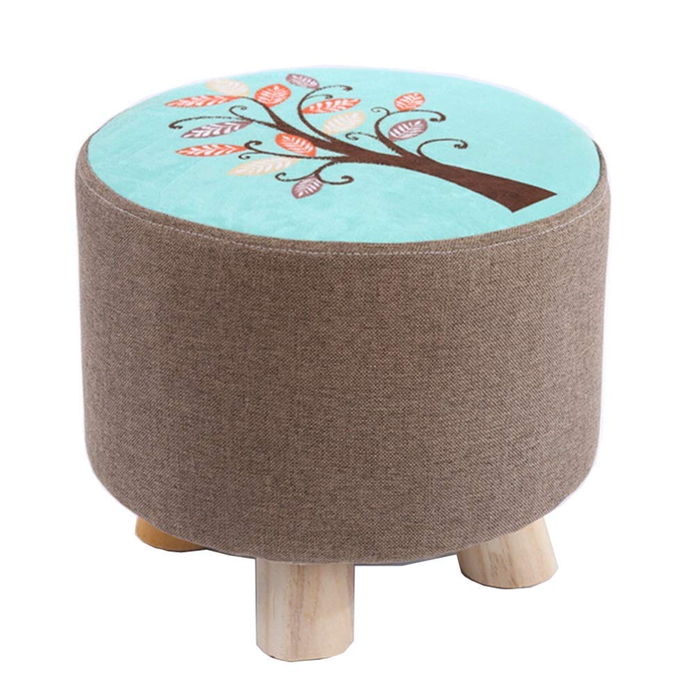 Tabouret canapé bleu pour salon moderne et assise basse enfants