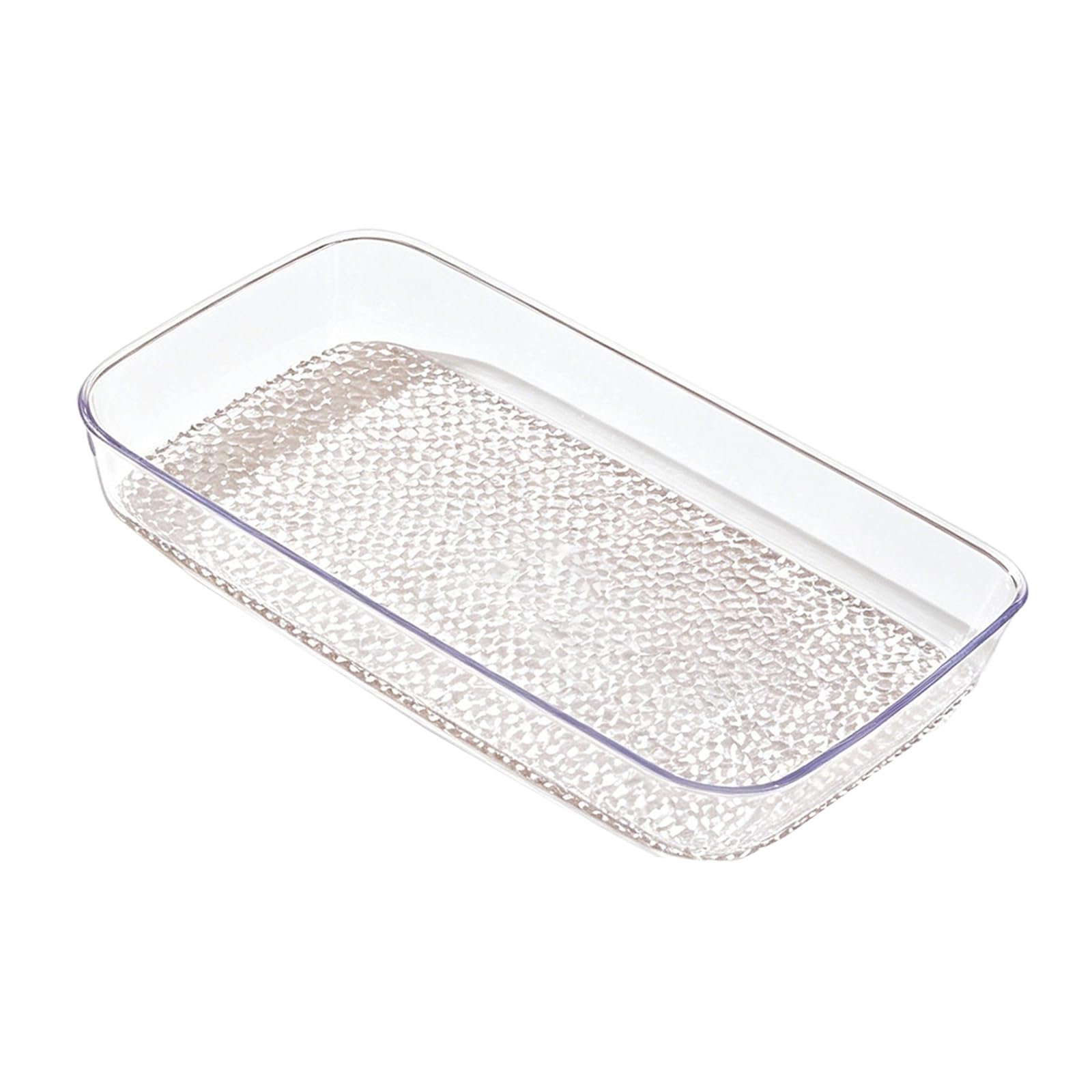 Thickened Transparency Fruit Basket Commercial Grade Tray for Restaurant Hotel Cafes and Household Storage Food Grade Storage Tray