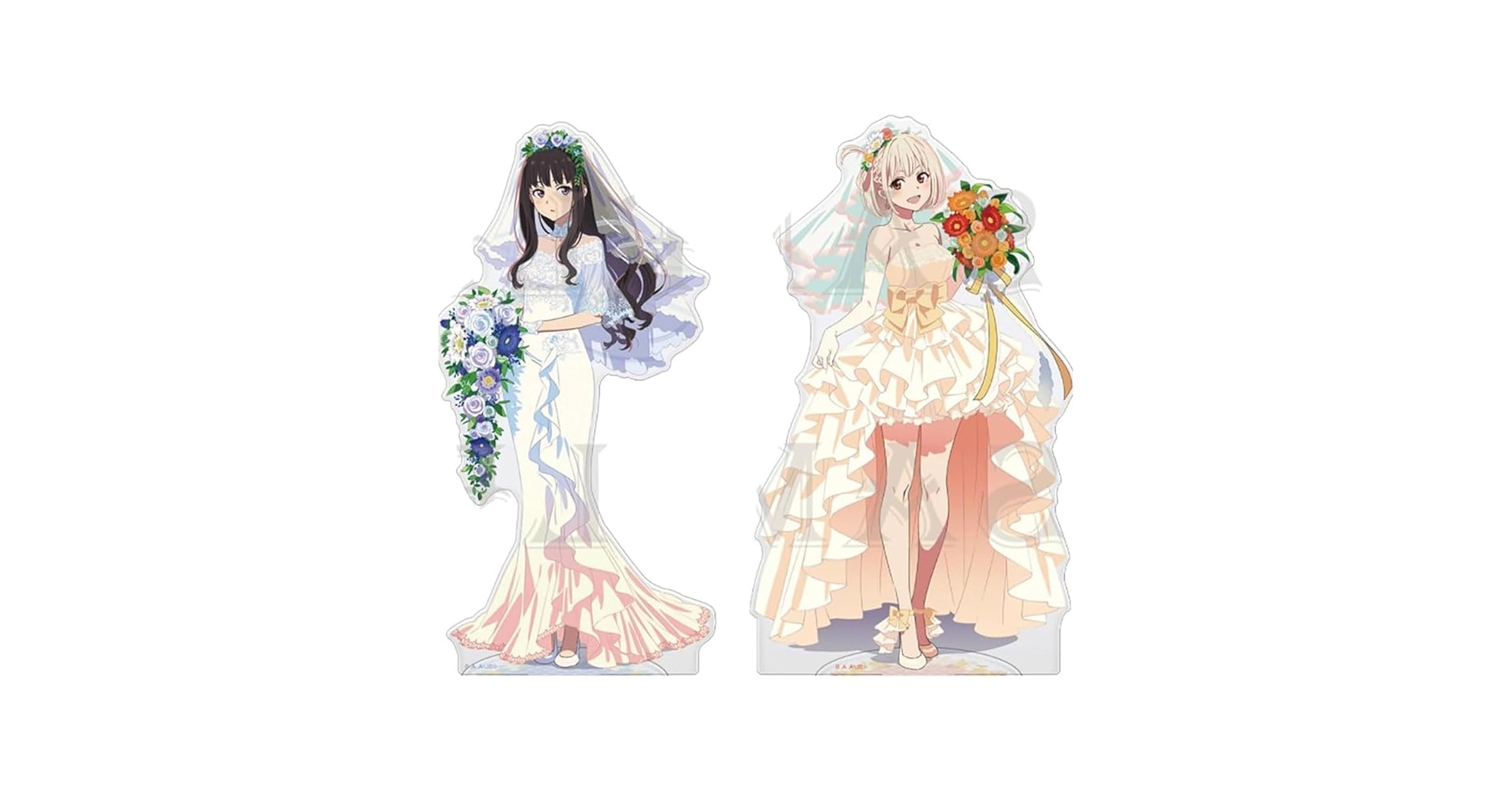 【特典付き】リコリス・リコイル 錦木千束 井ノ上たきなウェディングドレスVer. リコリコ】1/7『錦木千束（にしきぎ ちさと）／井ノ上たきな