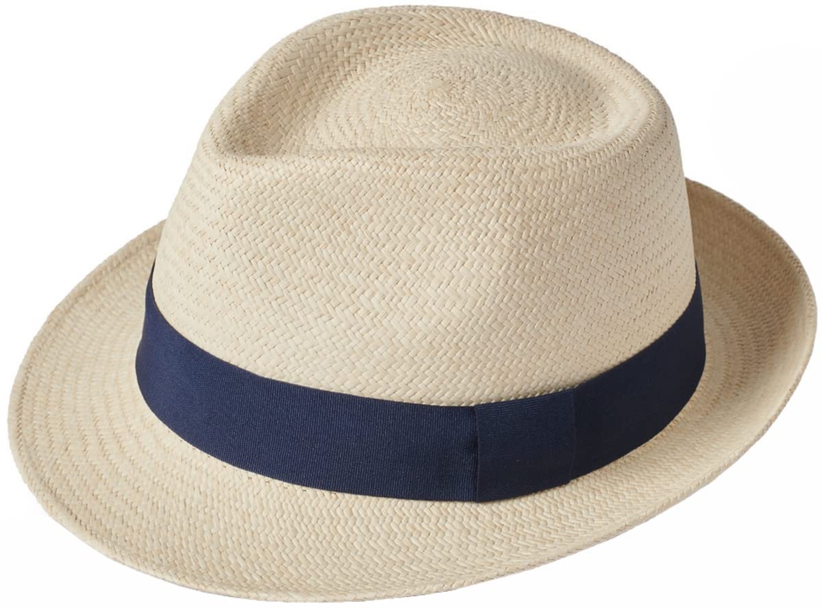 Failsworth Men's Natural Millinery Trilby Panama Hat In Size: Medium