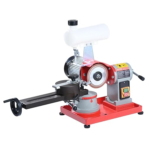 Miniatura 10 de VEVOR Afilador de hojas de sierra circular, esmerilado de hoja de sierra de 370 W con inyección de agua, afilado de hoja de sierra circular de