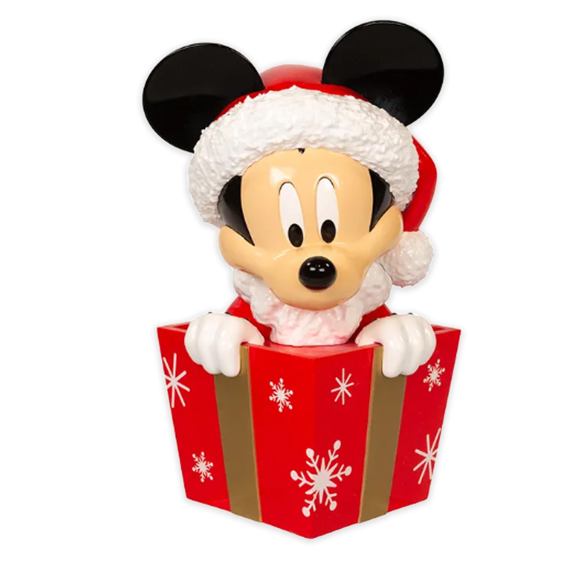 Kurt Adler 8-Inch Un-Lit Disney© Mickey in Present Tree Topper