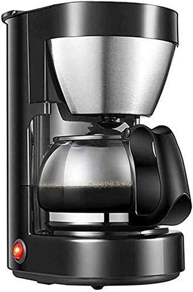 Cafetera Automática de Goteo con Jarra de Vidrio y Filtro Permanente para 5 Tazas