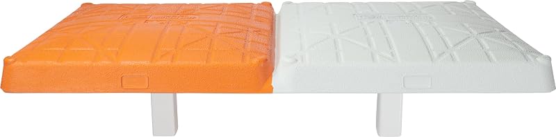 Rawlings | Hollywood Impact Double First Base | Baseball & Softball | Includes 6" Stanchion | Single Base & Set Options