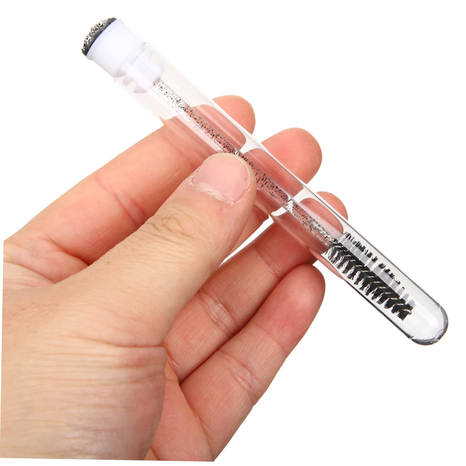 FOMIYES 10pcs Eyebrow Makeup Applicator Brush Lash Mascara Brush Set Portable Makeup Tools Empty Mascara Tubes Crystal Stick Eyelash Wand