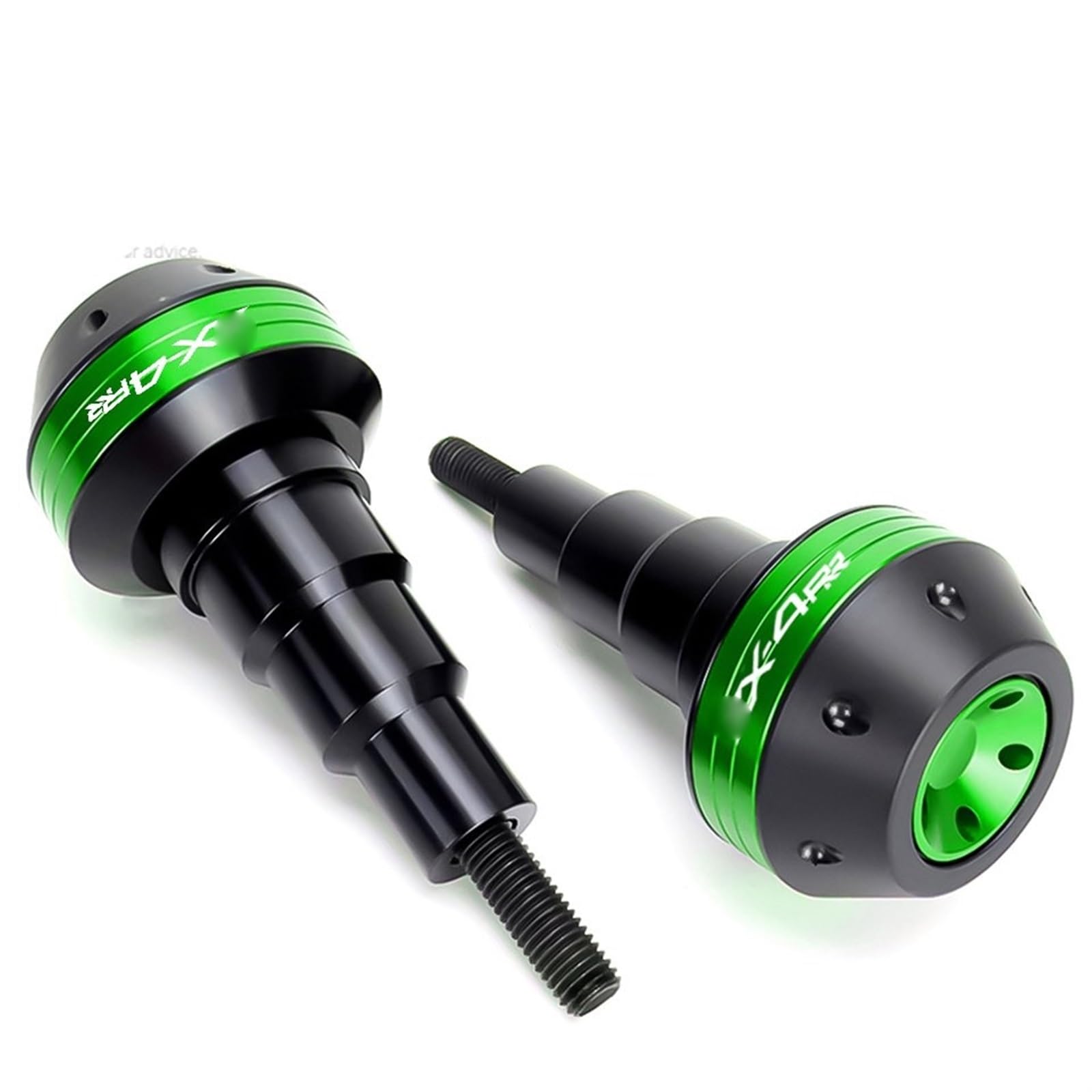 Modeer - Protections Anti-chute Pour Kawasaki Ninja ZX-4RR (2023) - Aluminium CNC - Vert