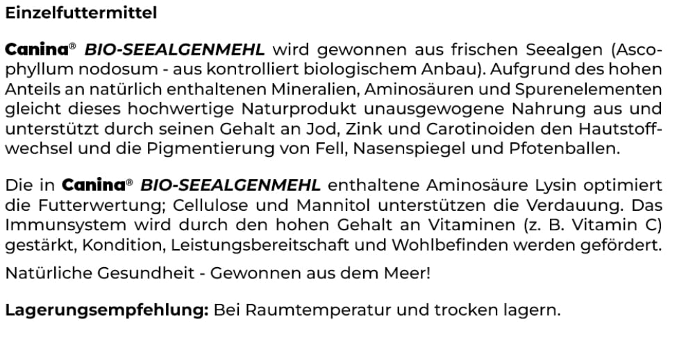 Bio-Seealgenmehl 250g